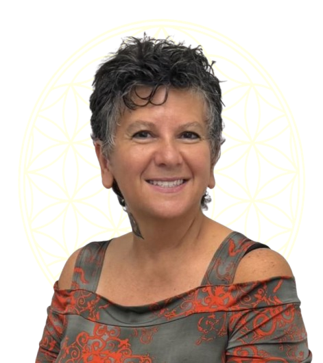 Rosamaria Machado Portrait with Flower of Life